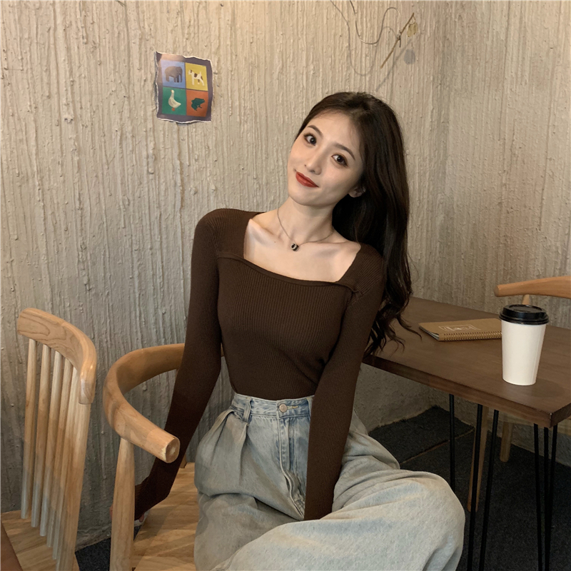 All-match Korean style autumn and winter bottoming shirt