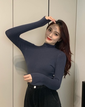 Slim bottoming shirt knitted sweater for women