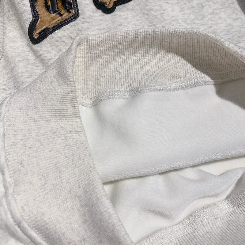 Korean style leopard tops thermal hoodie for women