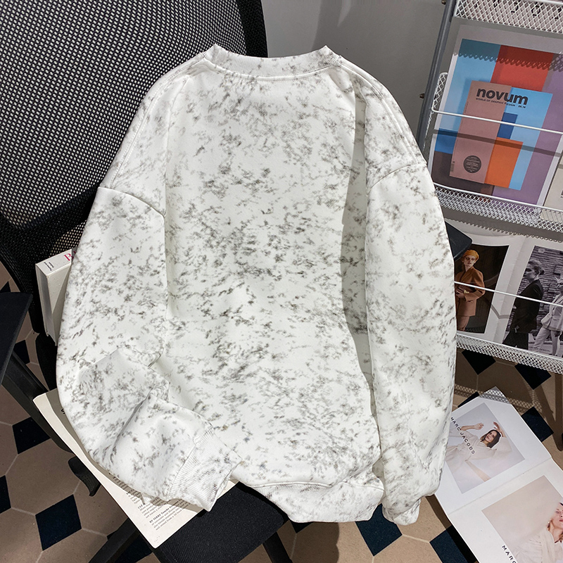 Couples large yard hoodie plus velvet loose tops