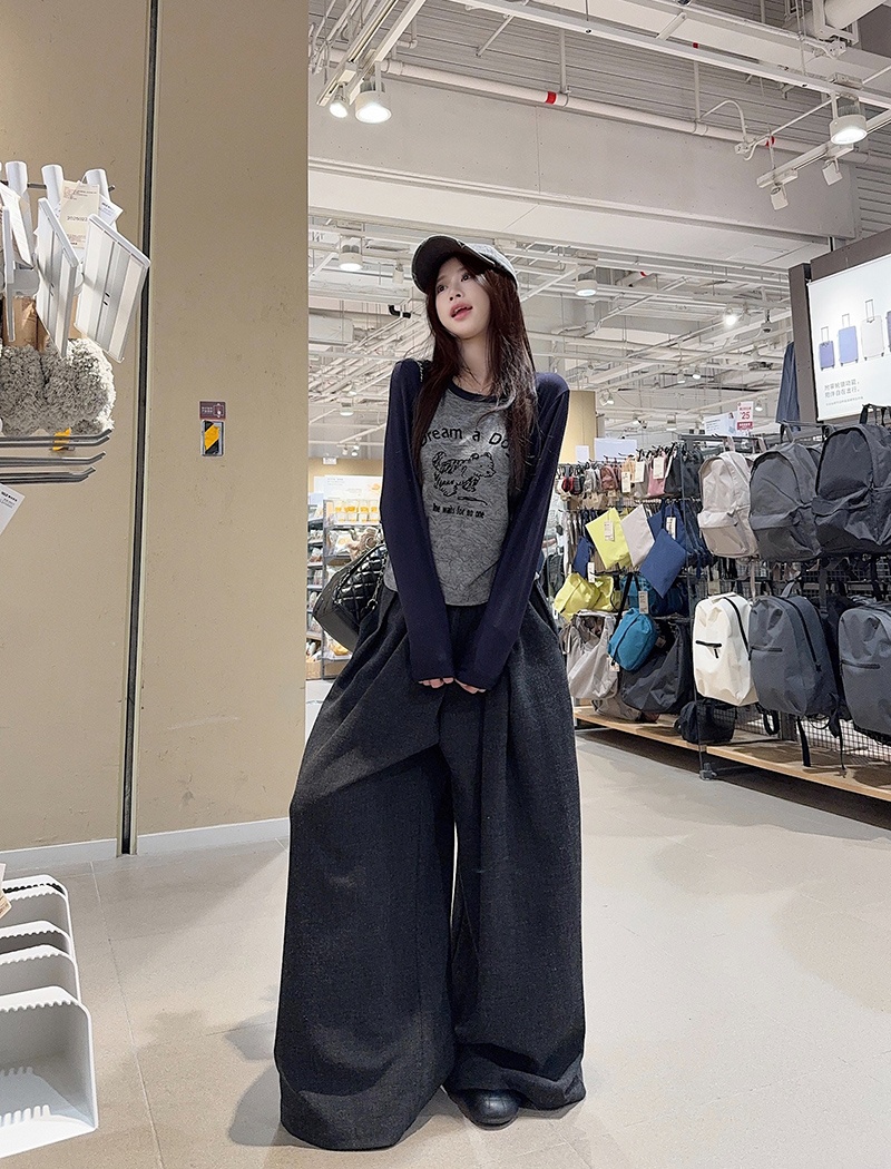 Thin T-shirt slim bottoming shirt for women