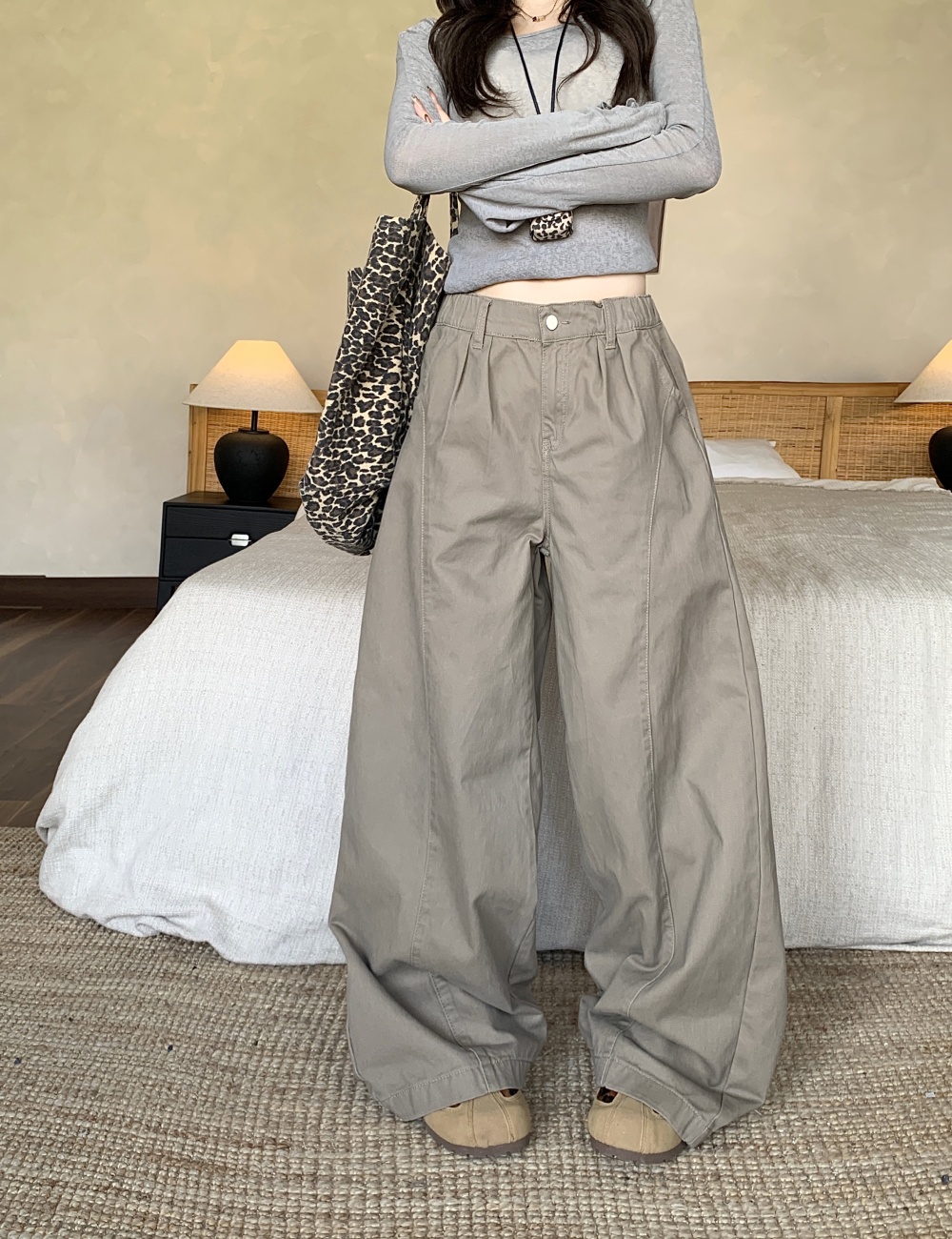 American style summer casual pants loose jeans