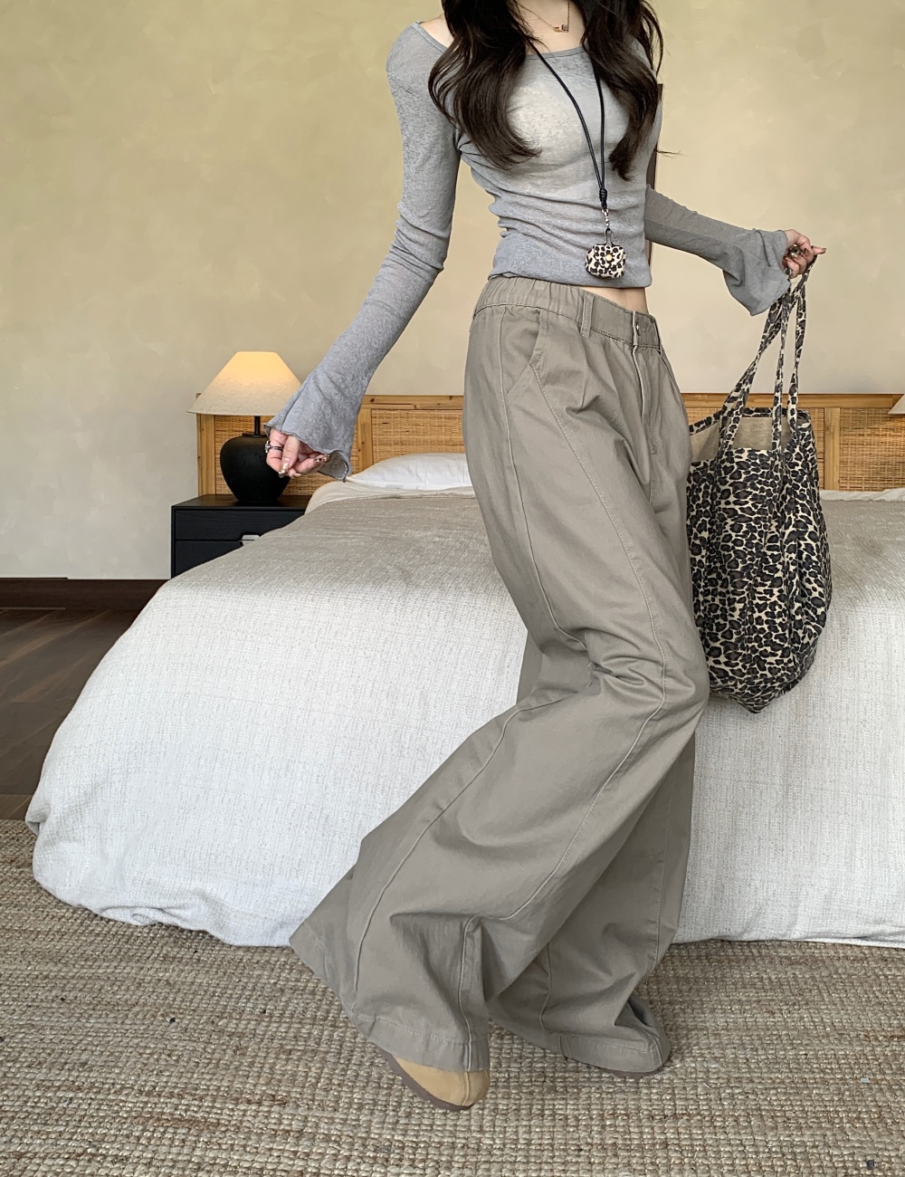 American style summer casual pants loose jeans