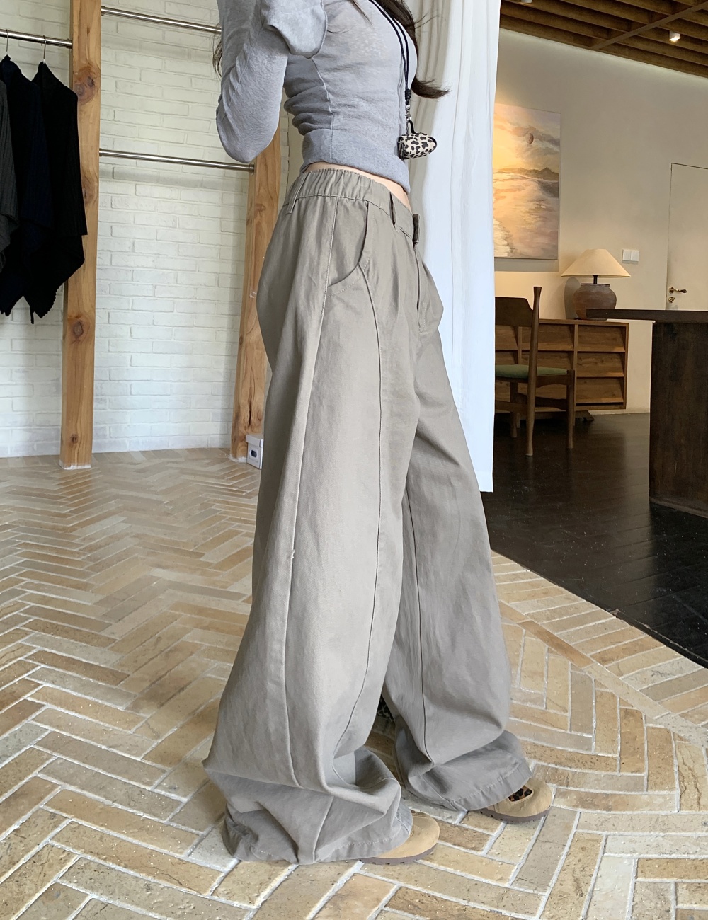 American style summer casual pants loose jeans