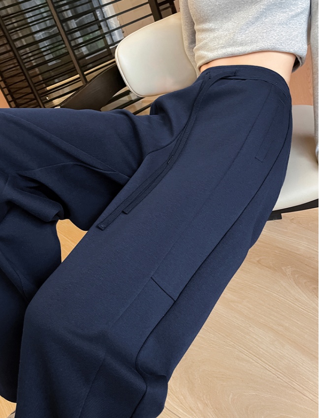 Loose sweatpants banana wide leg pants for women