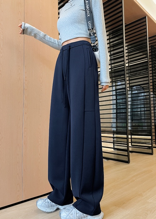 Loose sweatpants banana wide leg pants for women