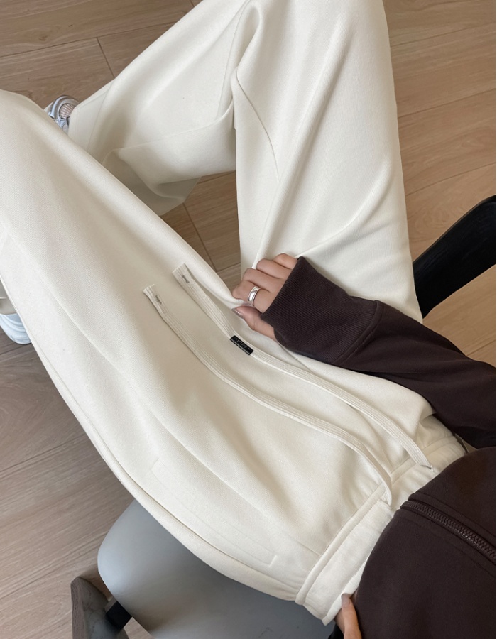 Loose sweatpants banana wide leg pants for women