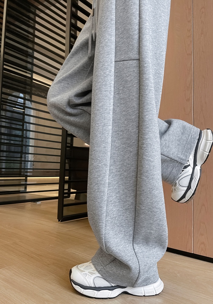 Loose sweatpants banana wide leg pants for women