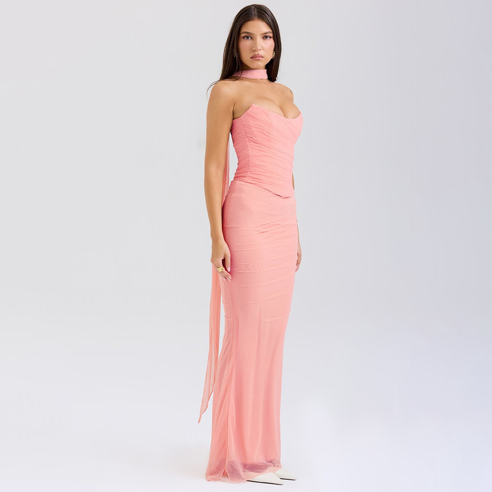 High waist slim tops European style frenum skirt