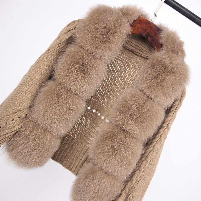 Spring and autumn knitted tops winter spring cardigan