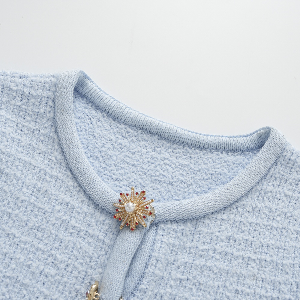 Refinement chanelstyle diamond T-back autumn dress