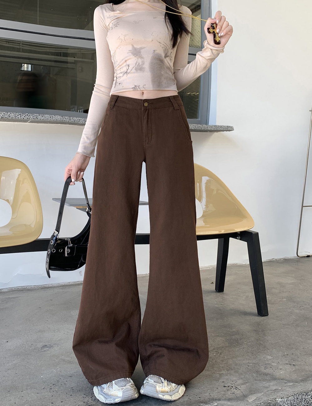 Slim speaker pants American style jeans