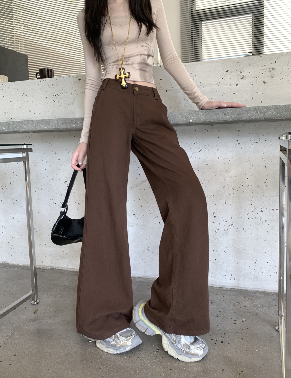 Slim speaker pants American style jeans