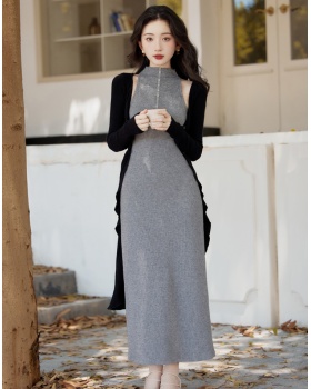 Knitted coat 2pcs set