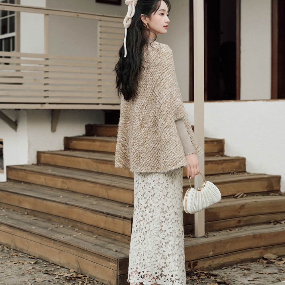 Short winter coat France style shawl for women