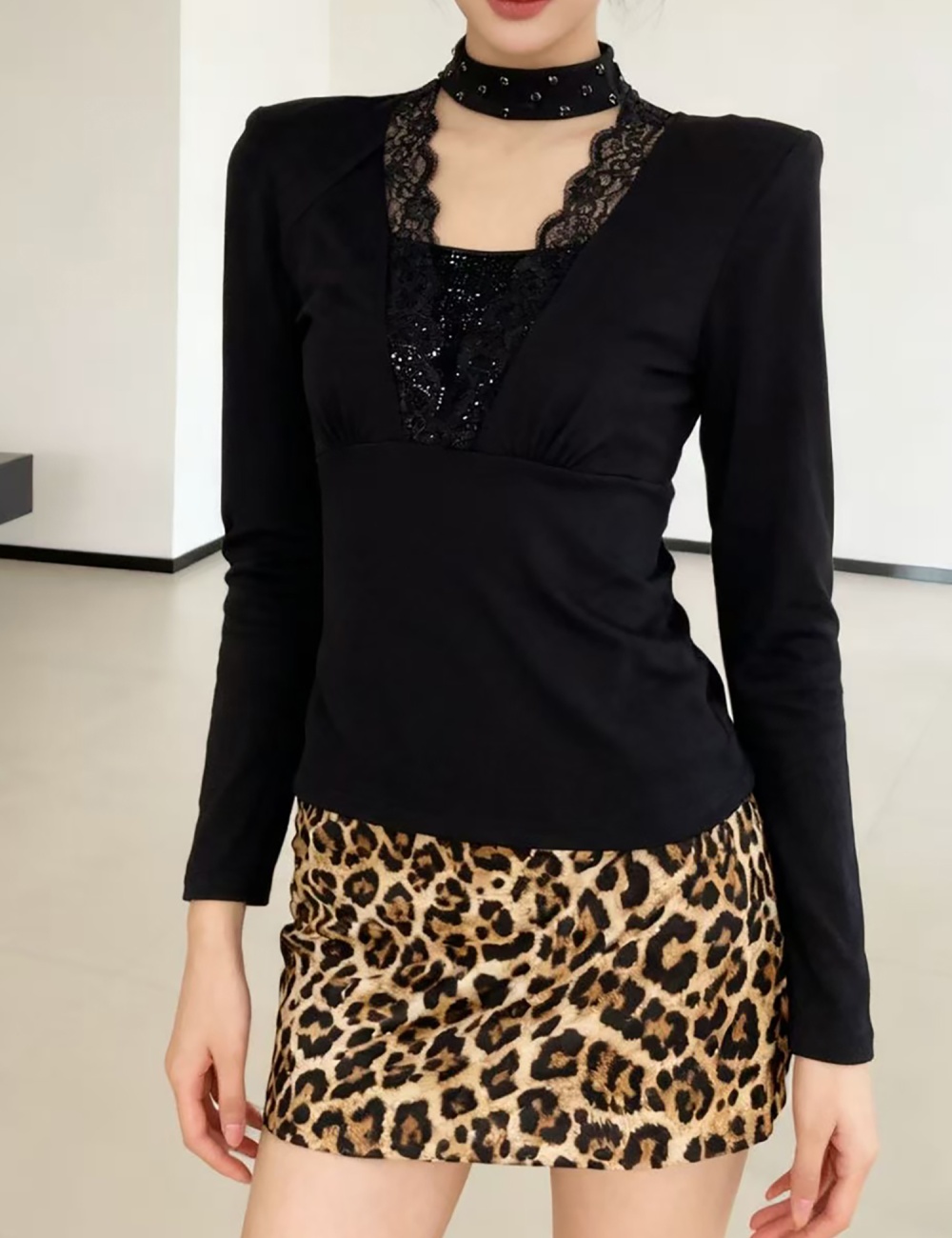 Long sleeve small shirt thick tops for women