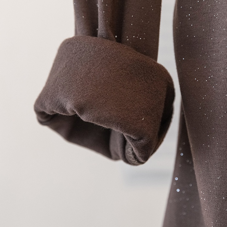 Long sleeve T-shirt fold bottoming shirt for women