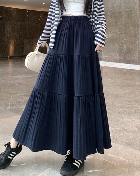 Large yard autumn and winter all-match A-line skirt