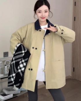 Fashion short windbreaker plus cotton cotton coat