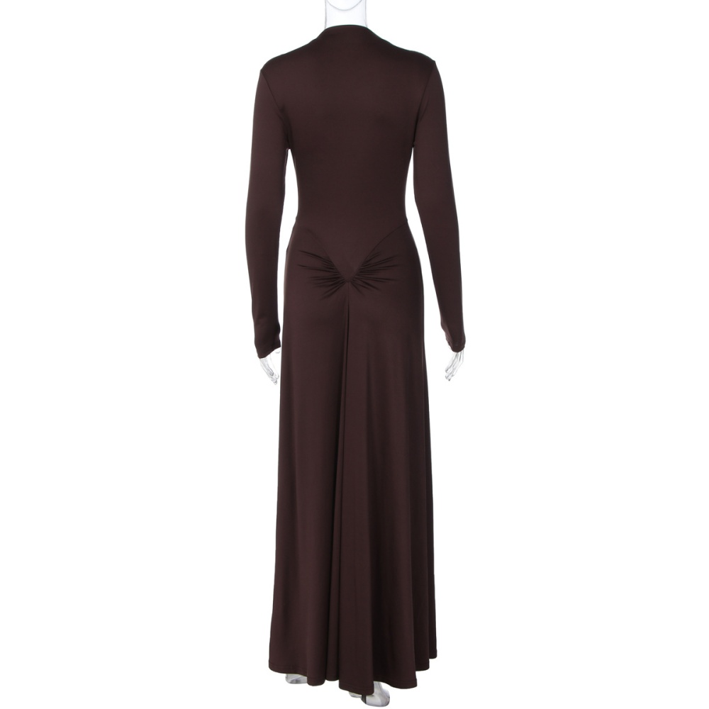 Pure France style autumn and winter temperament dress