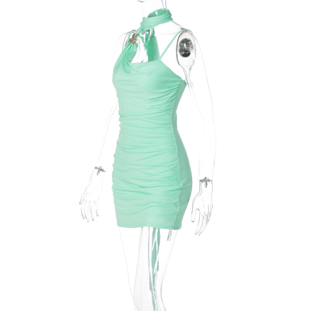 Sling fashion European style dress for women