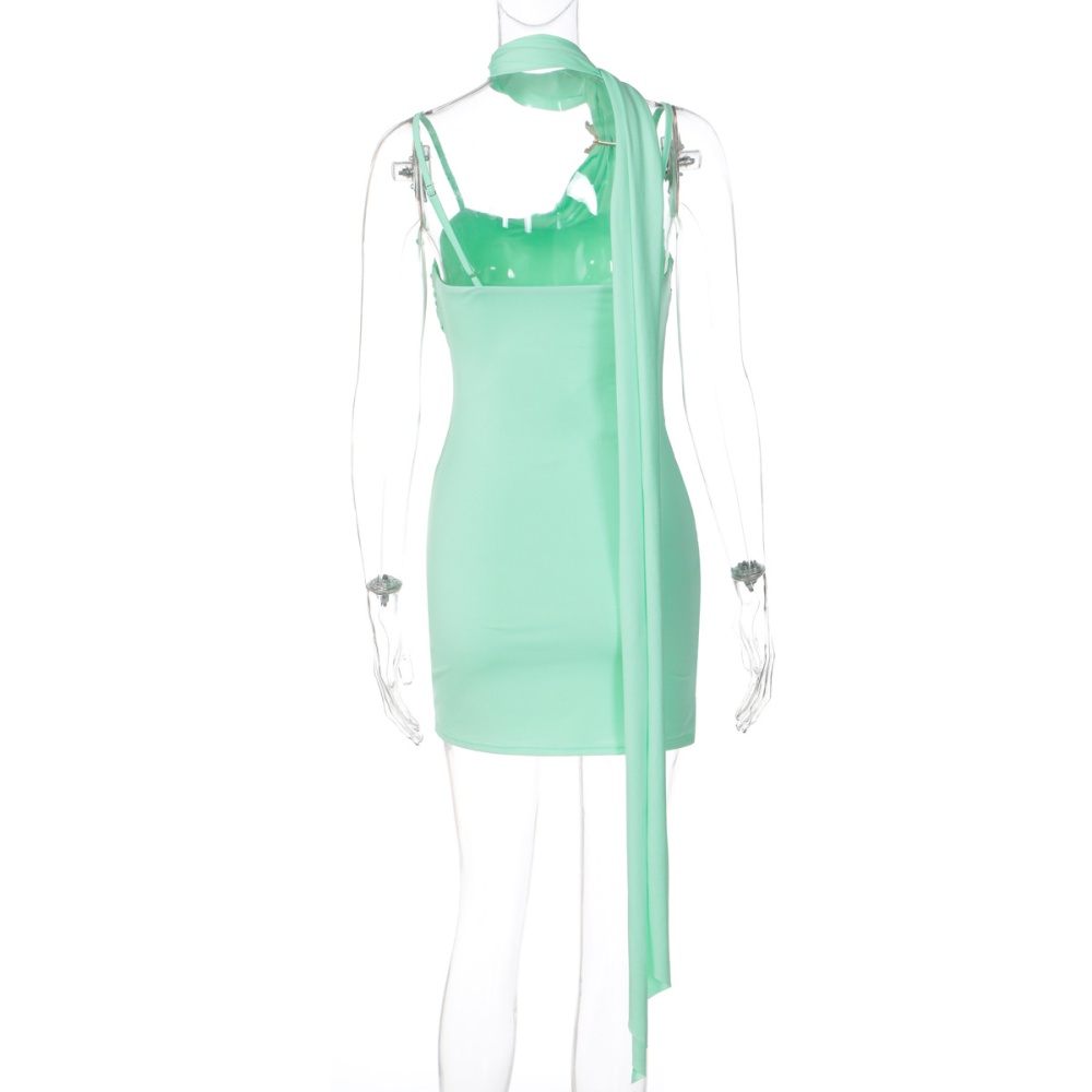 Sling fashion European style dress for women