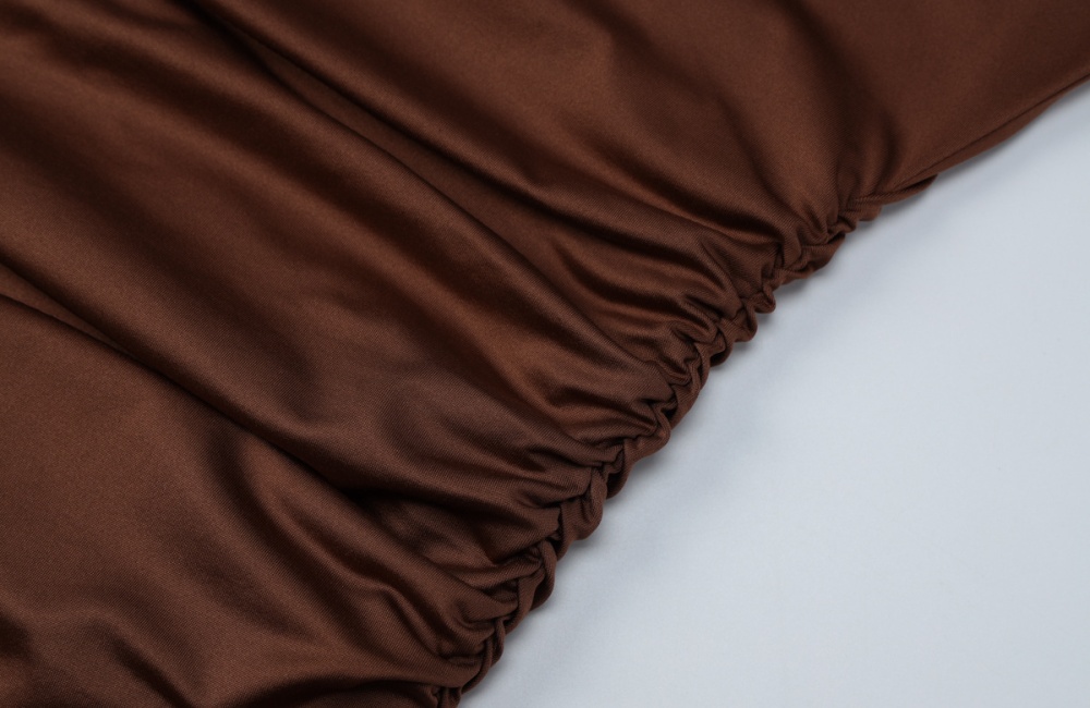 Sexy fashion autumn dress V-neck splice long dress for women