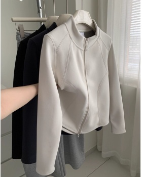 Thermal slim hoodie autumn and winter coat for women