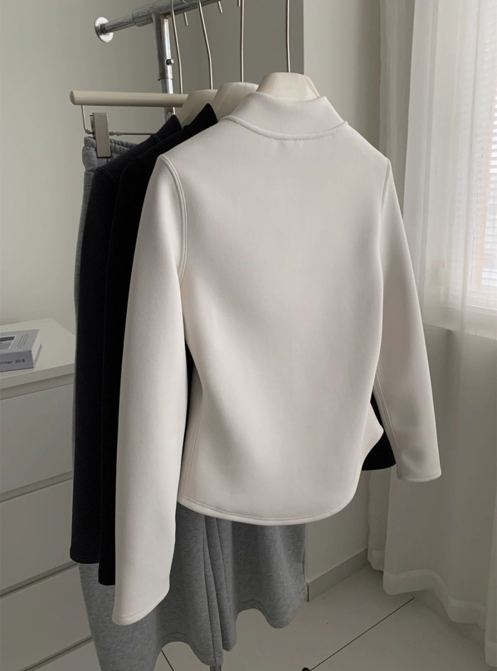 Thermal slim hoodie autumn and winter coat for women