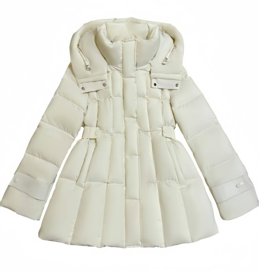 Short down cotton coat hooded Korean style coat
