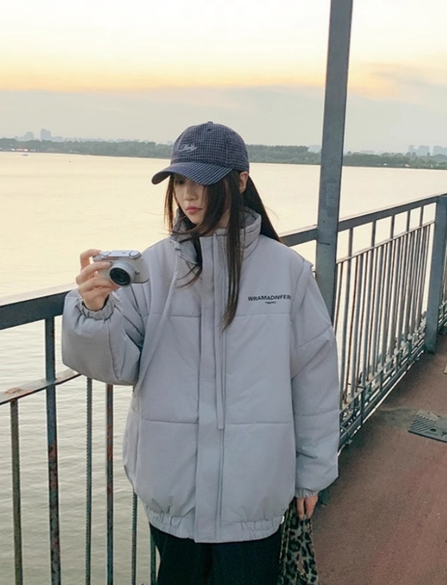 Couples removable thermal coat winter fashion cotton coat