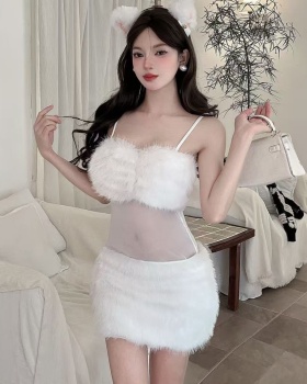 Spicegirl tender T-back gauze niche dress