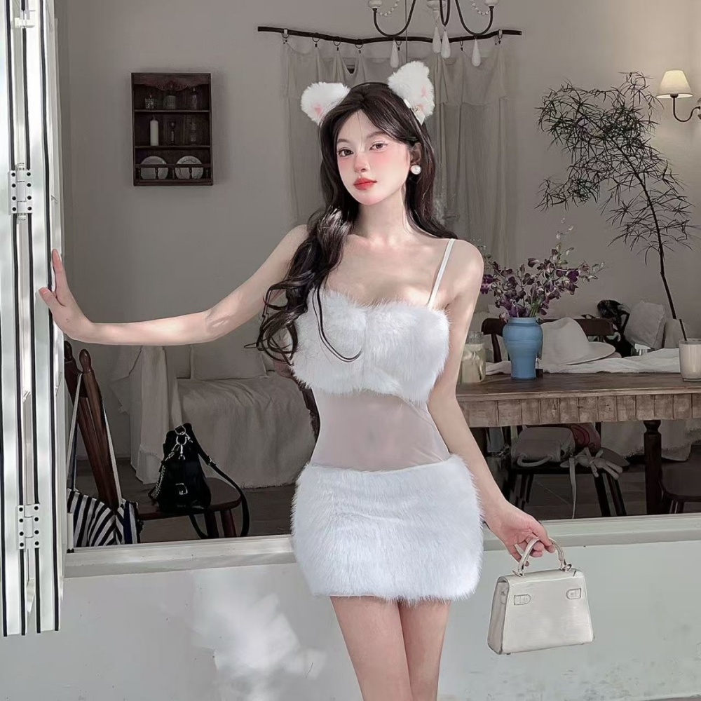 Spicegirl tender T-back gauze niche dress