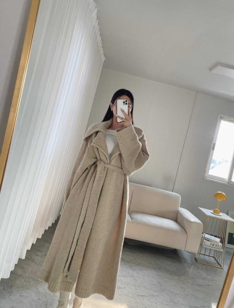 Autumn and winter lazy cardigan thick coat for women