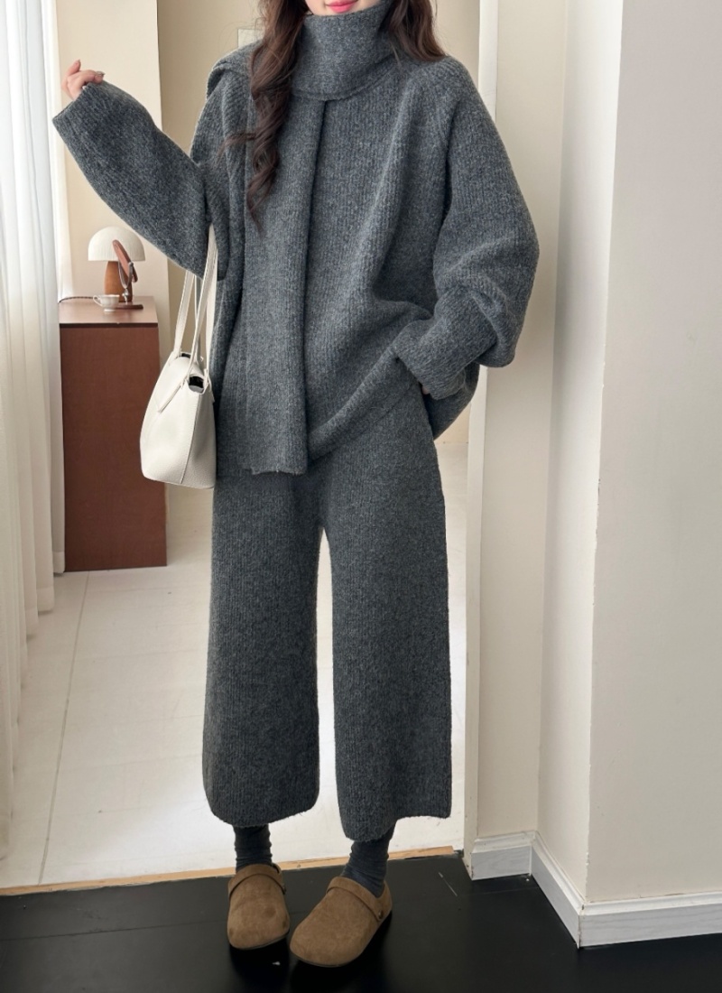 Pit stripe five pants fashion cropped pants 3pcs set