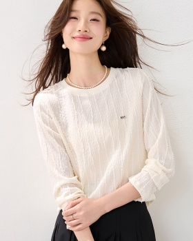 Casual long sleeve tops winter T-shirt for women