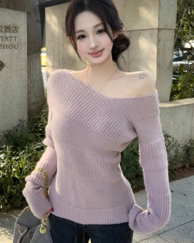 Korean style knitted spicegirl enticement sweater