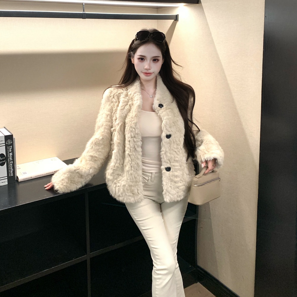 Temperament fur coat loose coat for women
