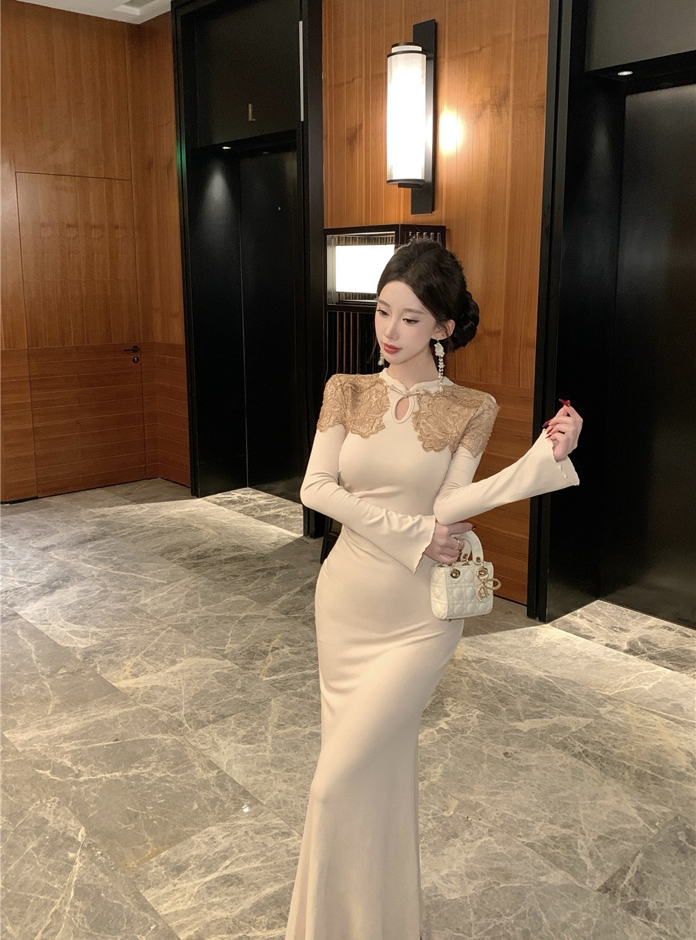 Chinese style dress cheongsam for women