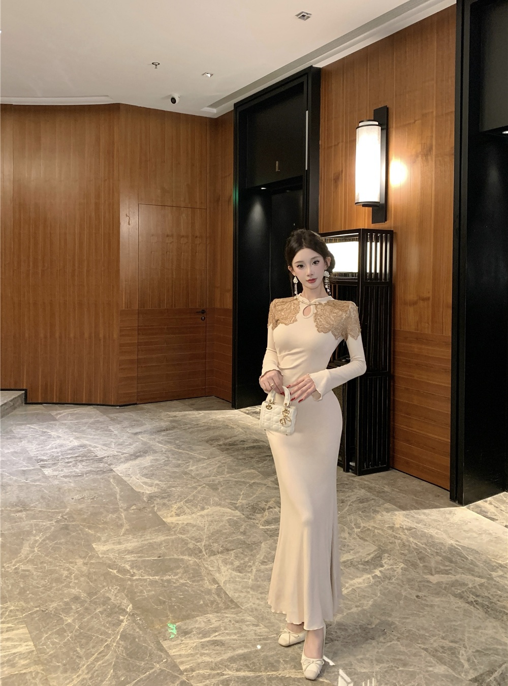 Chinese style dress cheongsam for women