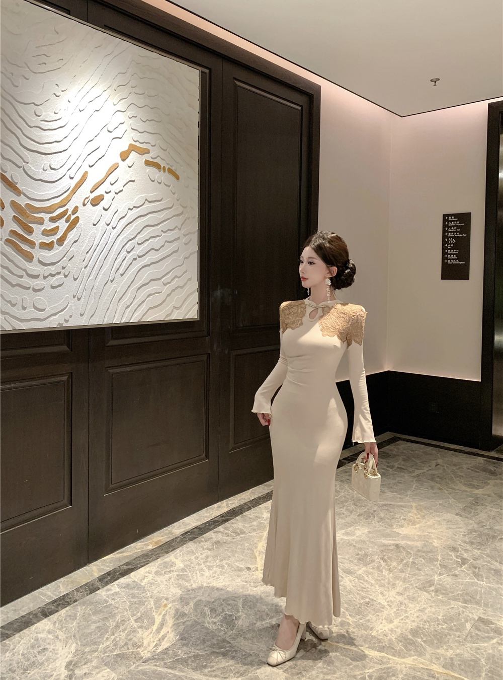 Chinese style dress cheongsam for women