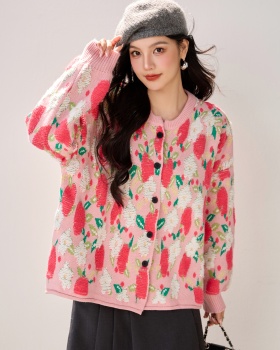 Outside the ride lazy tops autumn cardigan