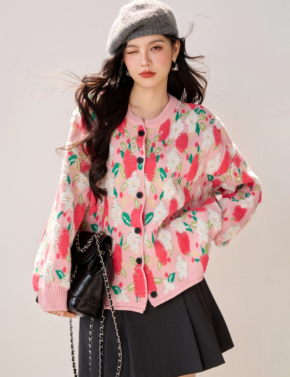 Outside the ride lazy tops autumn cardigan