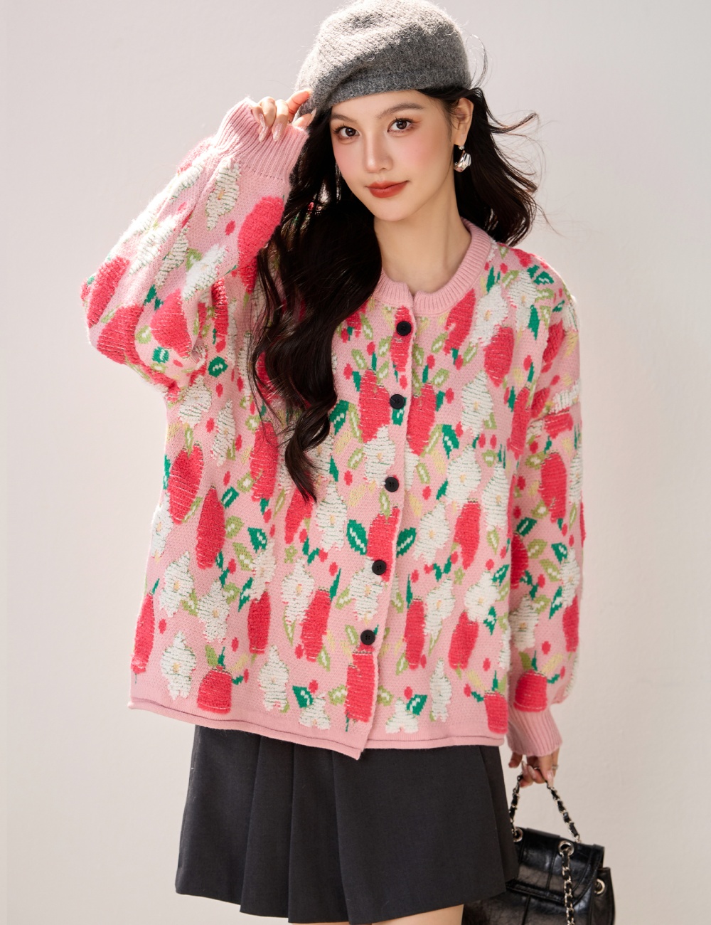 Outside the ride lazy tops autumn cardigan