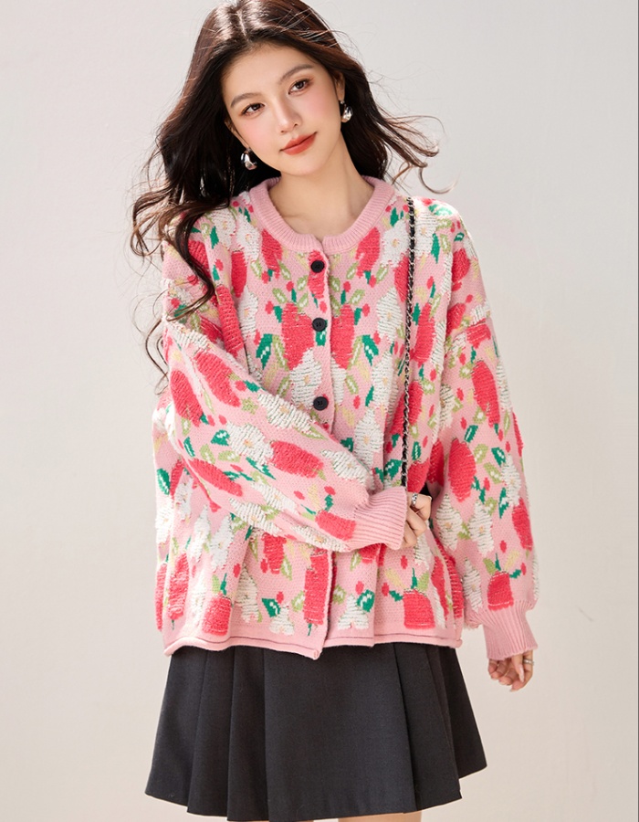 Outside the ride lazy tops autumn cardigan