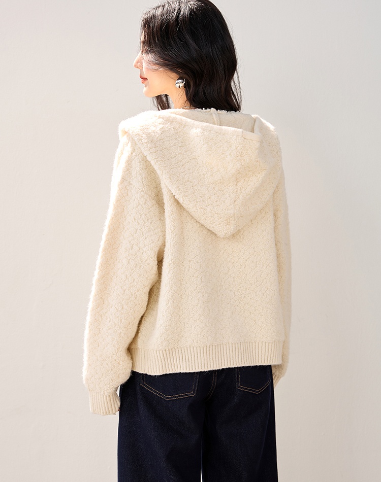 Knitted autumn and winter tops lazy sweater for women