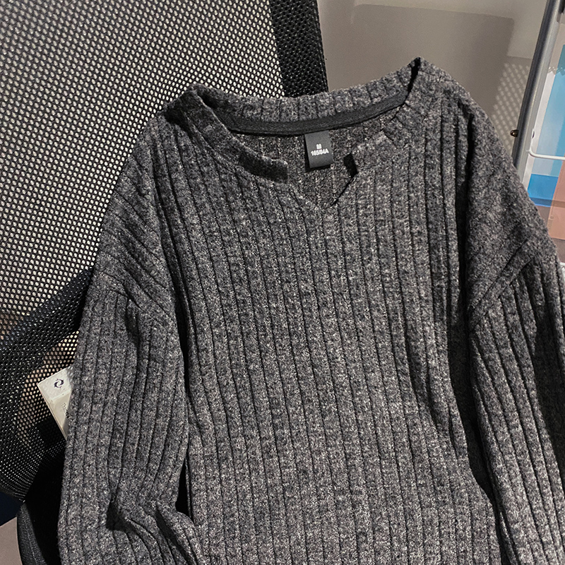 Pure Korean style long sleeve tops large yard fleece T-shirt