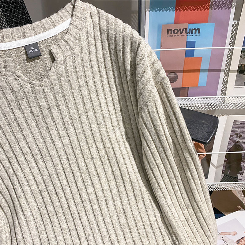 Pure Korean style long sleeve tops large yard fleece T-shirt