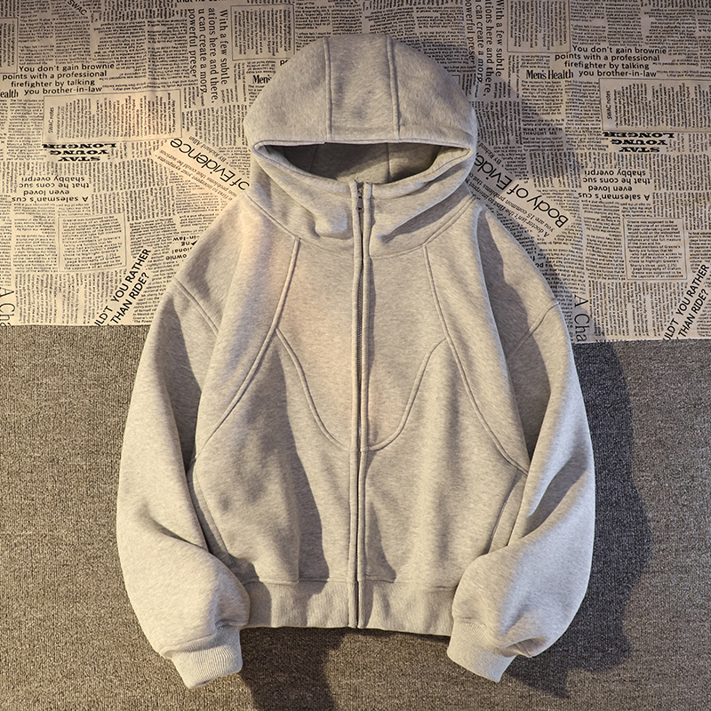 Zip tops autumn and winter hoodie for women