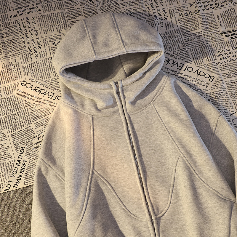 Zip tops autumn and winter hoodie for women